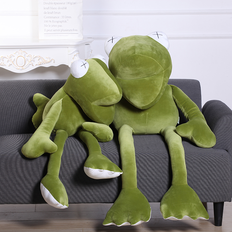 高档毛绒玩具超软青蛙大号抱枕公仔长腿蛙睡觉男孩布娃娃创意青蛙