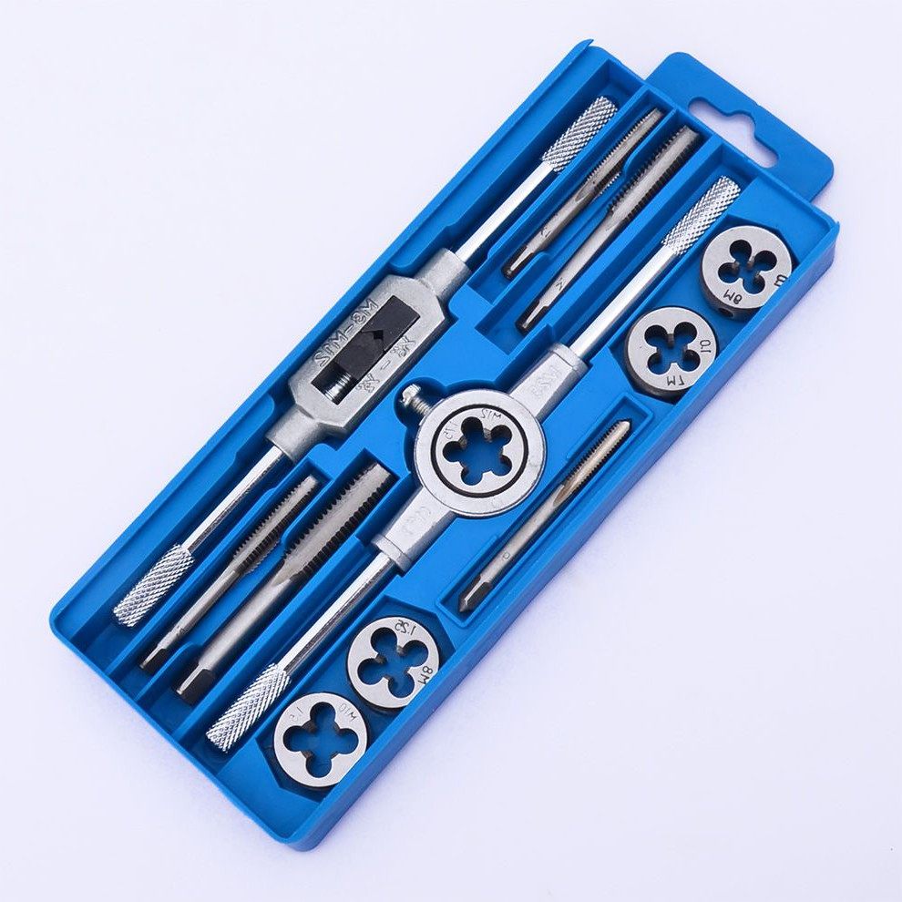 板牙套装xj五金工具手用丝锥扳手绞手公制丝攻板牙