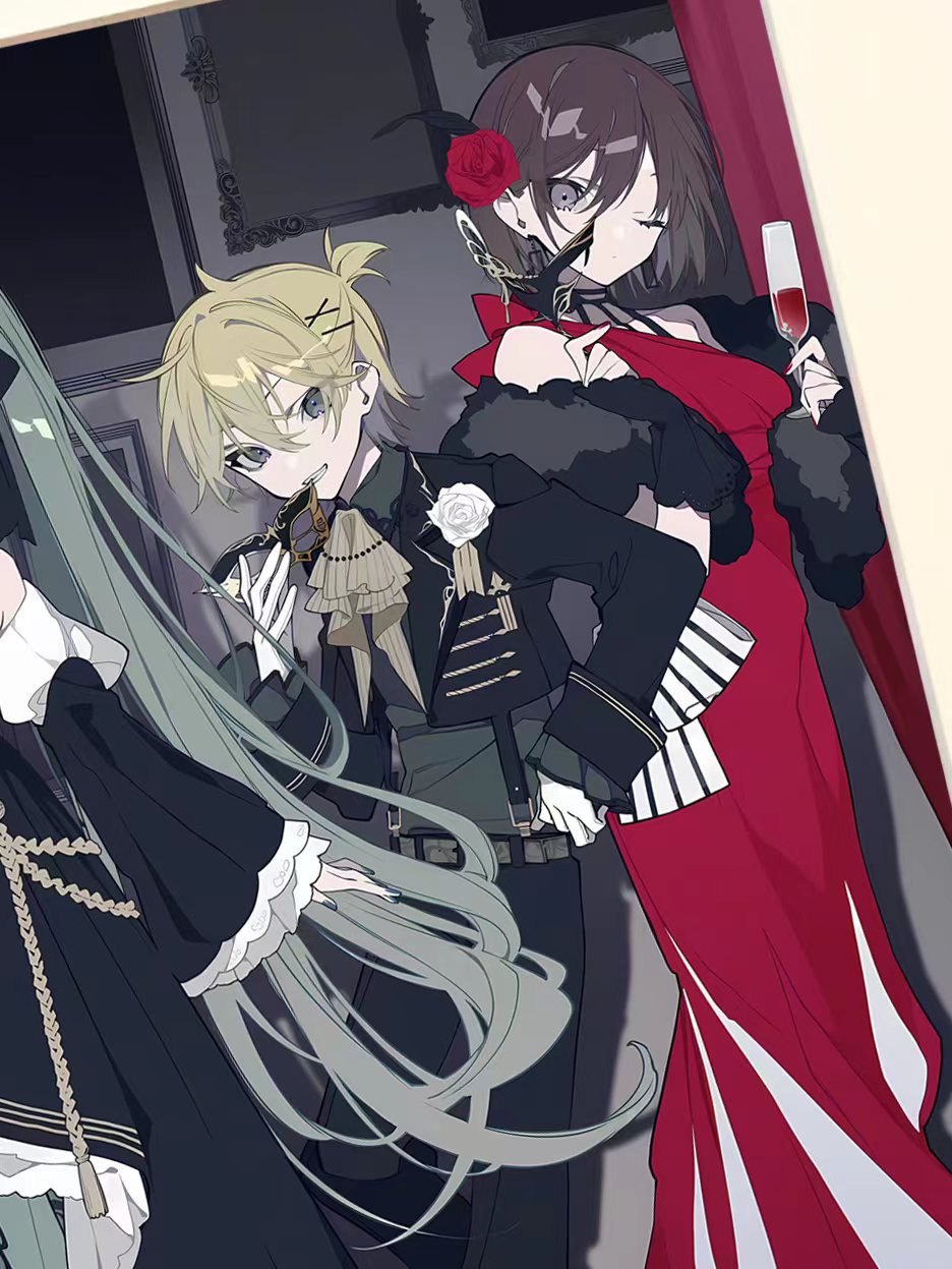 《初音未来》镜音铃镜音连kaito千本樱装饰画开启预售