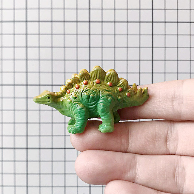 出口仿真彩色小剑剑龙恐龙动物散货玩具模型仿真