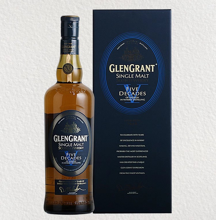 格兰冠单一麦芽威士忌50周年纪念款Glen Grant 46% 原装进口 洋酒