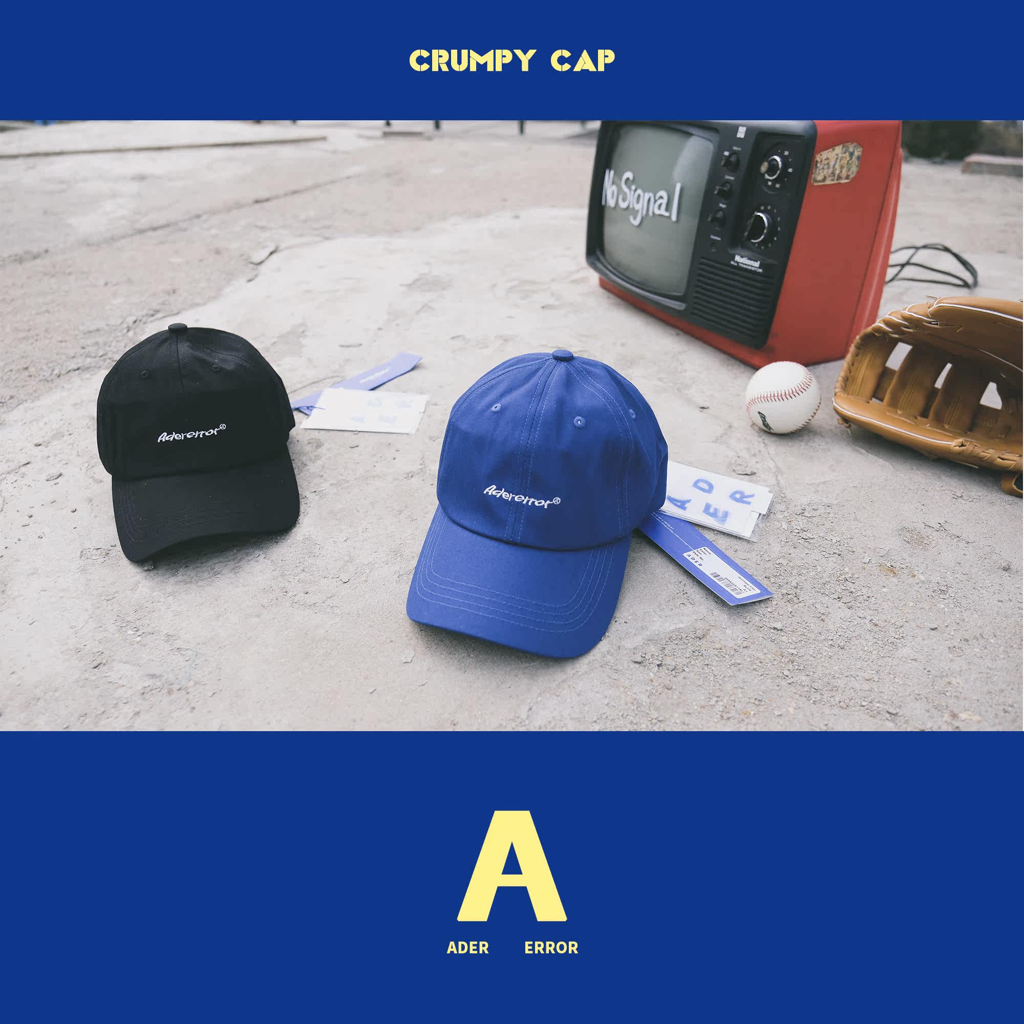 无人售货adererror韩版潮牌字母刺绣大头围链条夏季男女棒球帽子