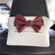 车载纸巾盒挂式女蝴蝶结创意网红汽车多功能抽纸盒个性车用遮阳板