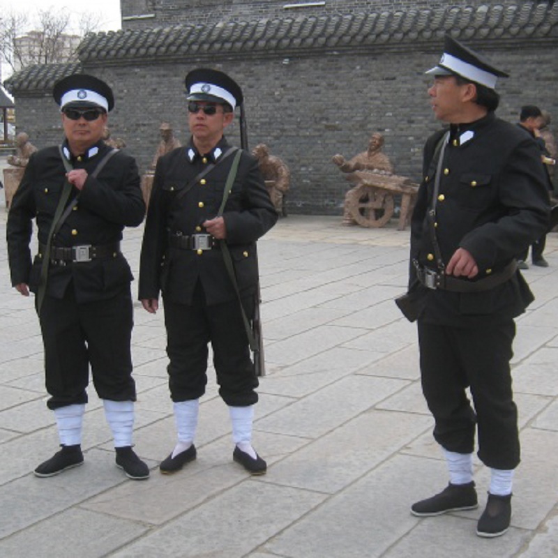 儿童民国警察二狗子皇协军狗腿子巡捕房伪军小品话剧表演出服服装