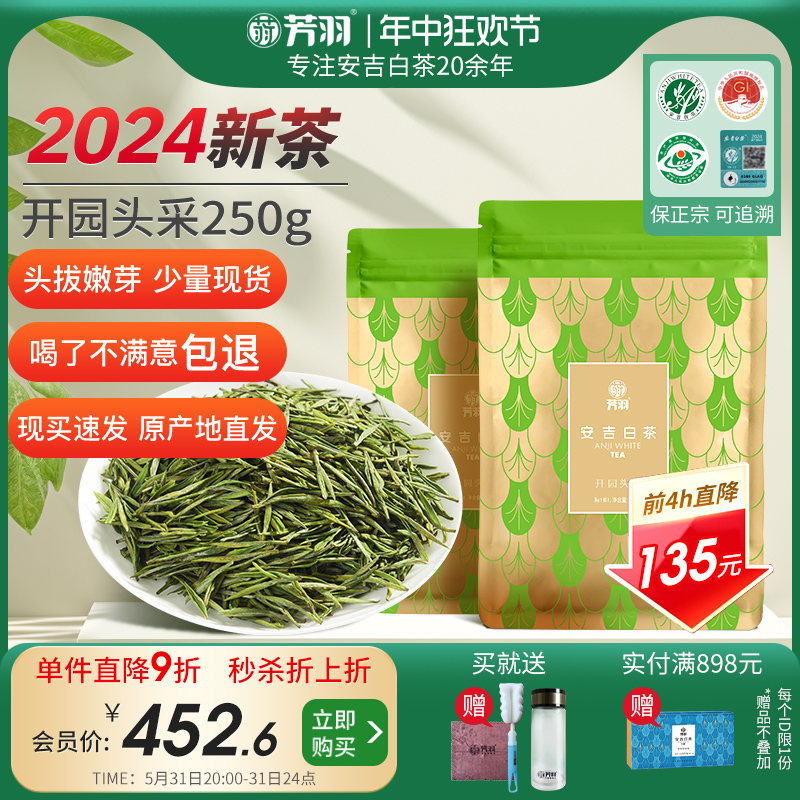 2024年新茶上市芳羽安吉白茶开园