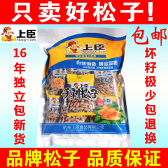 12月新货上臣巴西松子500g独立小包特级原味薄壳手剥松子坚果包邮