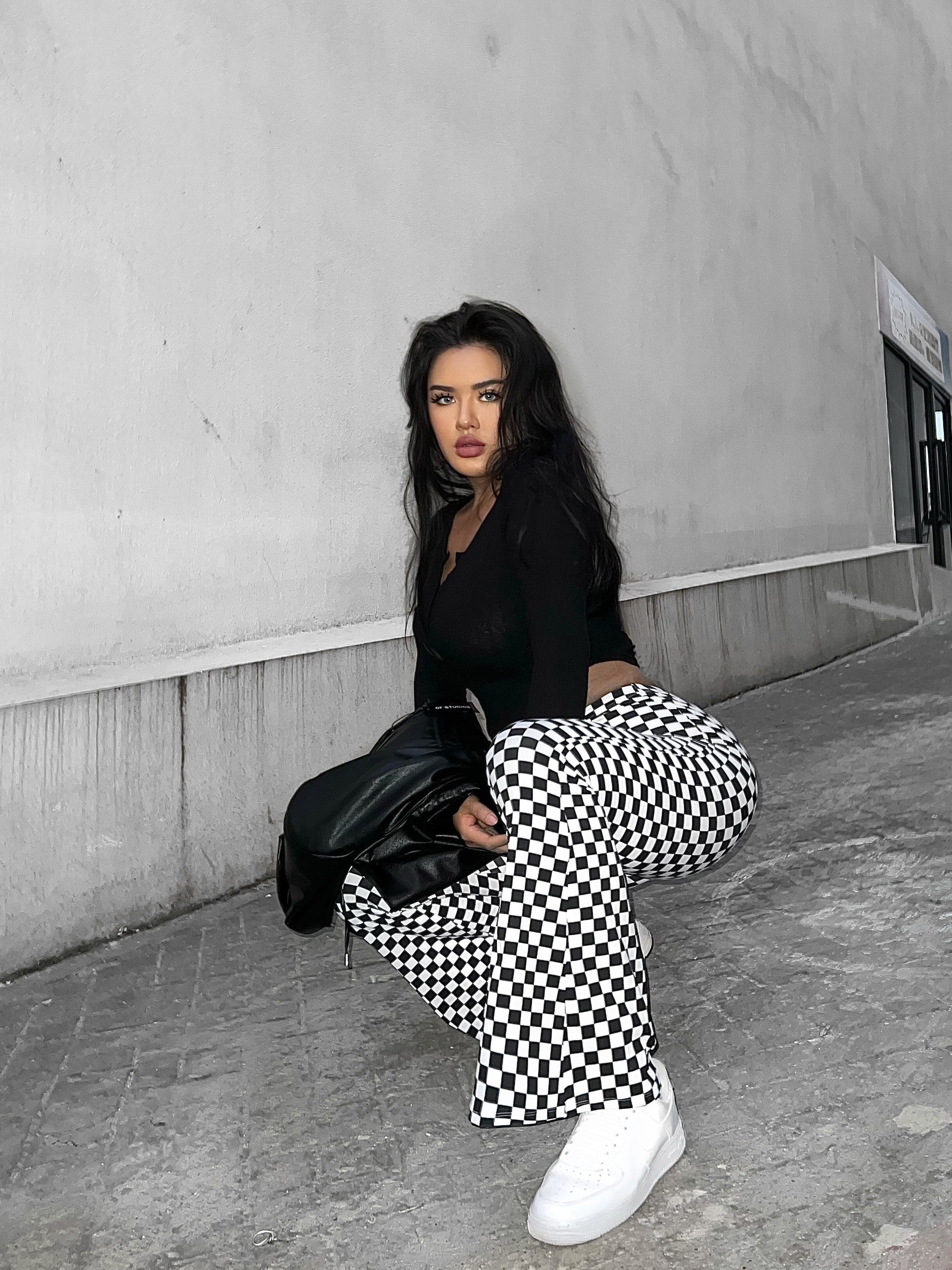 lapinky欧美ins显瘦高腰大码宽松直筒乞丐裤破洞超模女牛仔裤