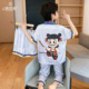 男童冰丝睡衣夏款2025新款中大儿童夏装夏季薄款男孩夏天短袖套装