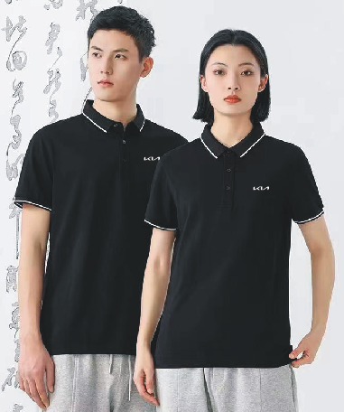 新款悦达起亚工作服汽车4S店工装Polo衫翻领t恤厂家定制T恤汽车服