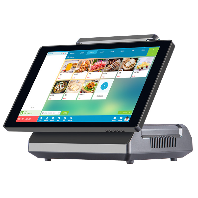 浩顺收银机收款机服装店收银机系统奶茶店快餐一体机扫码点餐触摸屏