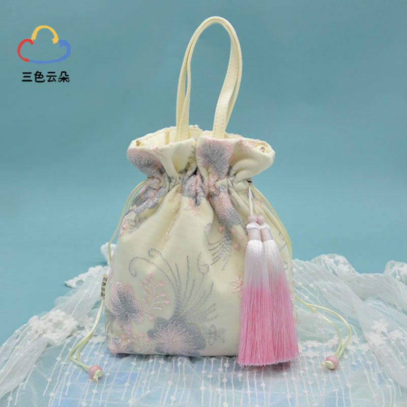 古风包包女斜挎包中国风绣花包包古代包包原创汉服大容量手提包