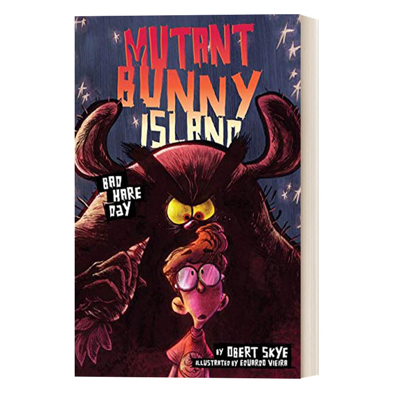 英文原版 Mutant Bunny Island 2 Bad Hare Day 兔子岛历险记2 精装儿童漫画桥梁书 英文版 进口英语原版书籍