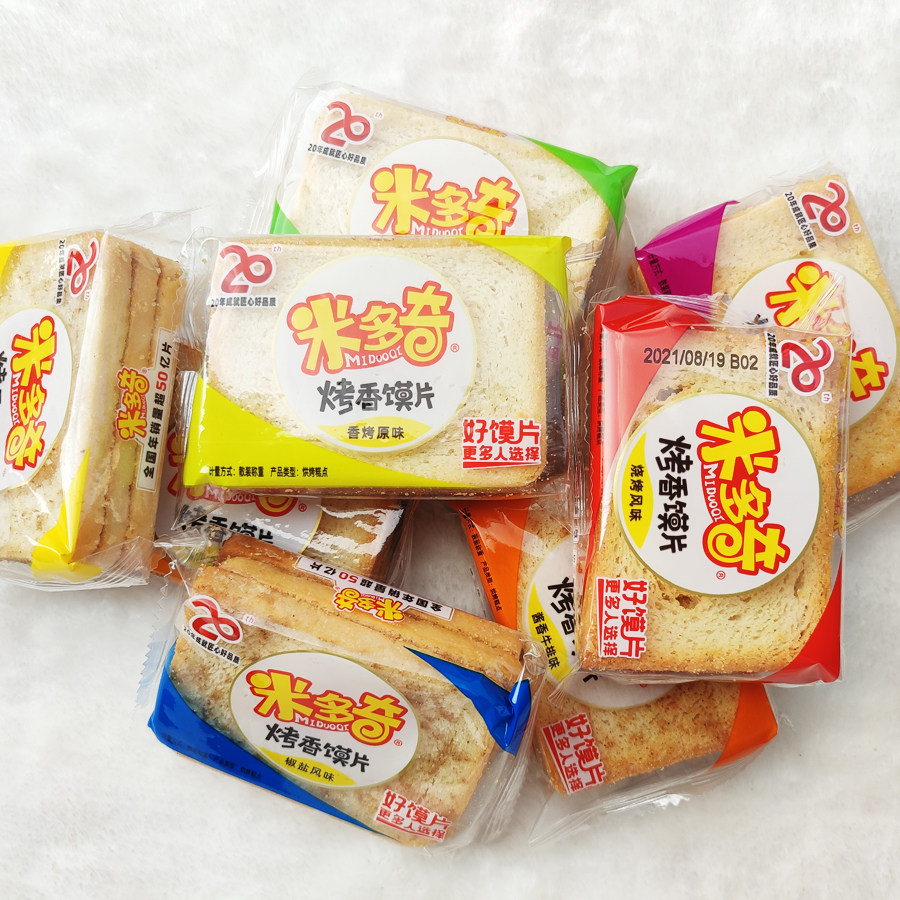 米多奇烤香馍片4kg净重8斤饼干 券后58.5元包邮