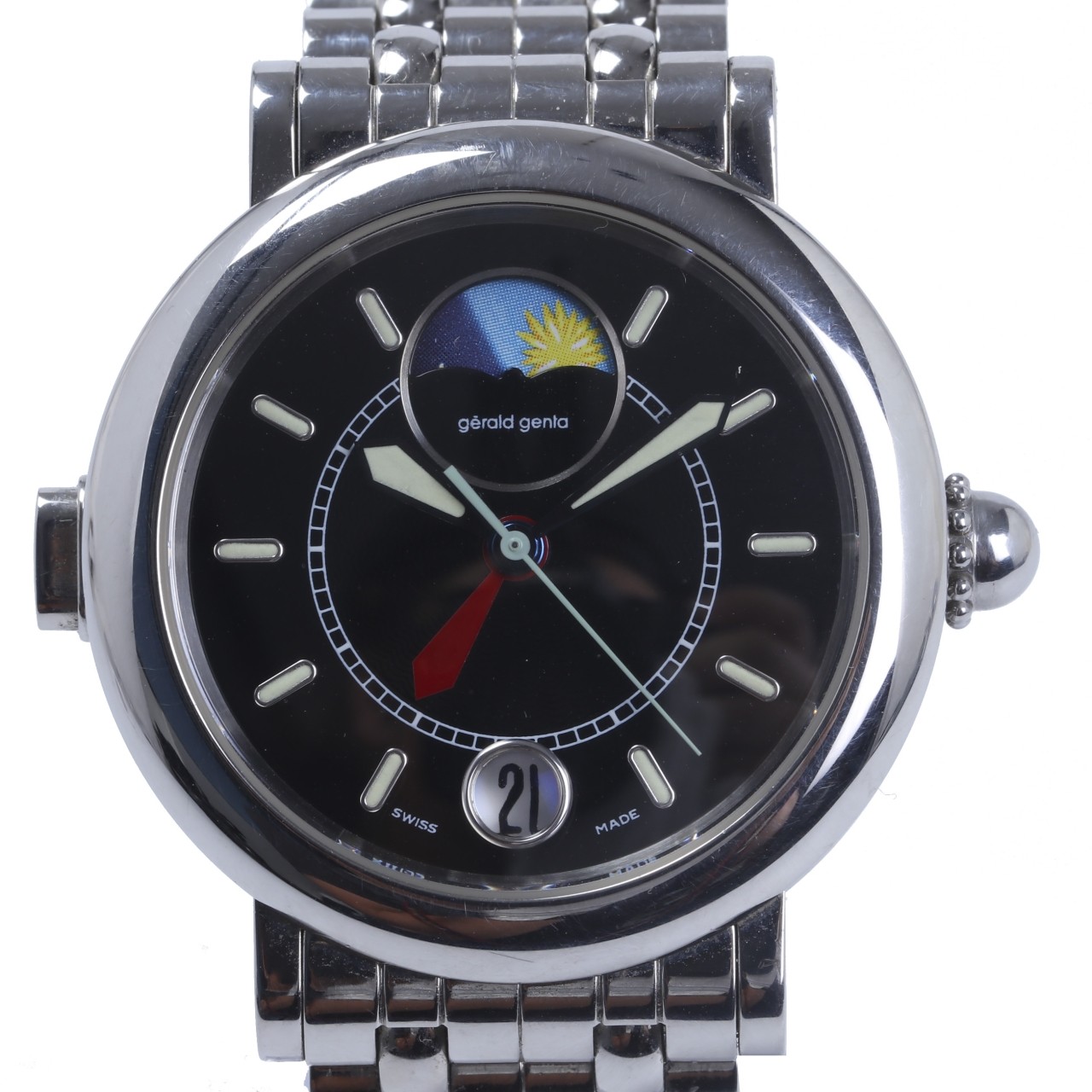 [9.0新]杰罗尊达gerald genta中性自动机械表