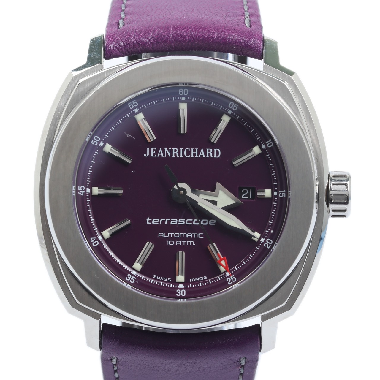 [9.9新]尚维沙jeanrichard中性自动机械表terrascope系列