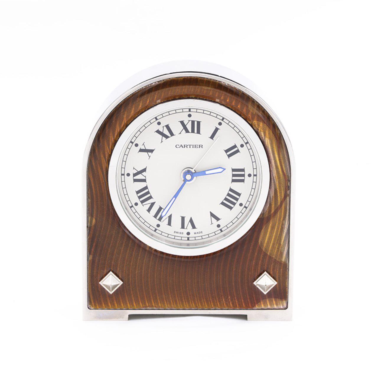 [9.0新]卡地亚精钢石英座钟