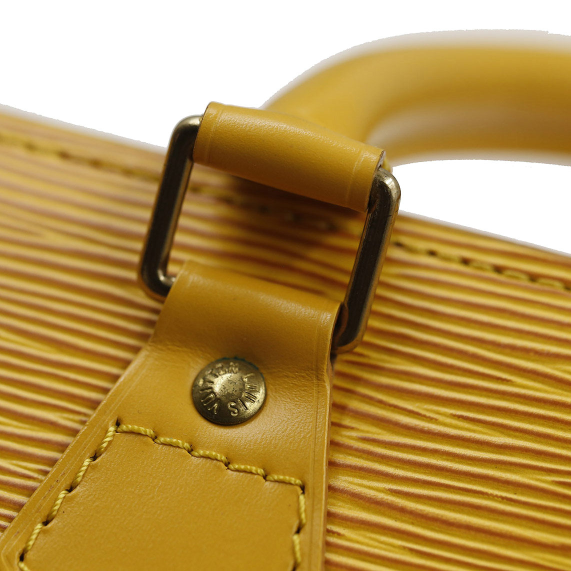 【9新】lv路易威登水波纹牛皮手提包