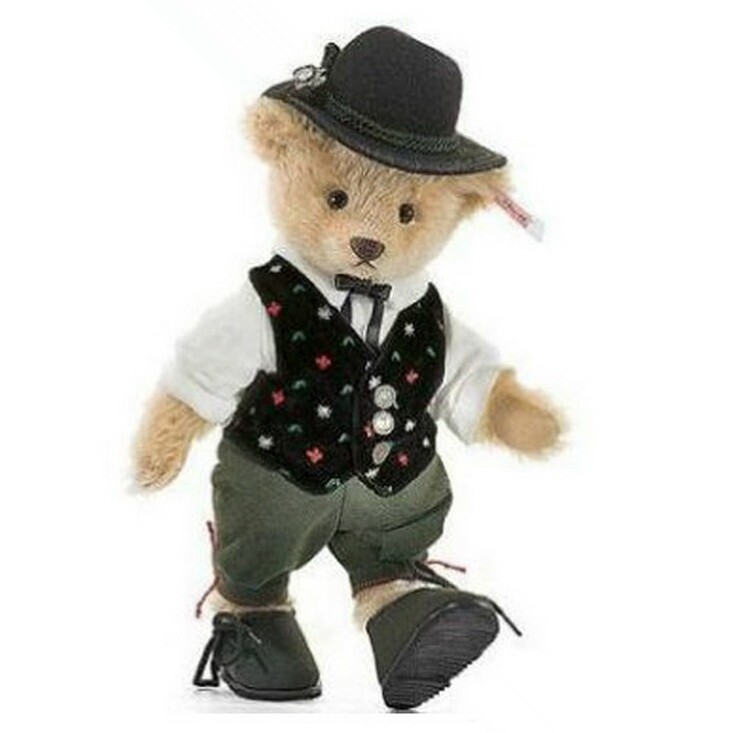 特价steiff泰迪熊衣服_正品德国steiff史泰福德国民族服装泰迪熊 2009