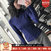 Standing Collar Zipper Sports Jacket Gym Women Jacket Long Sleeve Running Yoga Top Tight Running Quick Dry T-Shirt