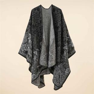 Women cape scarf shawl 空调度假披肩外搭苏格兰斗篷男女款旅游