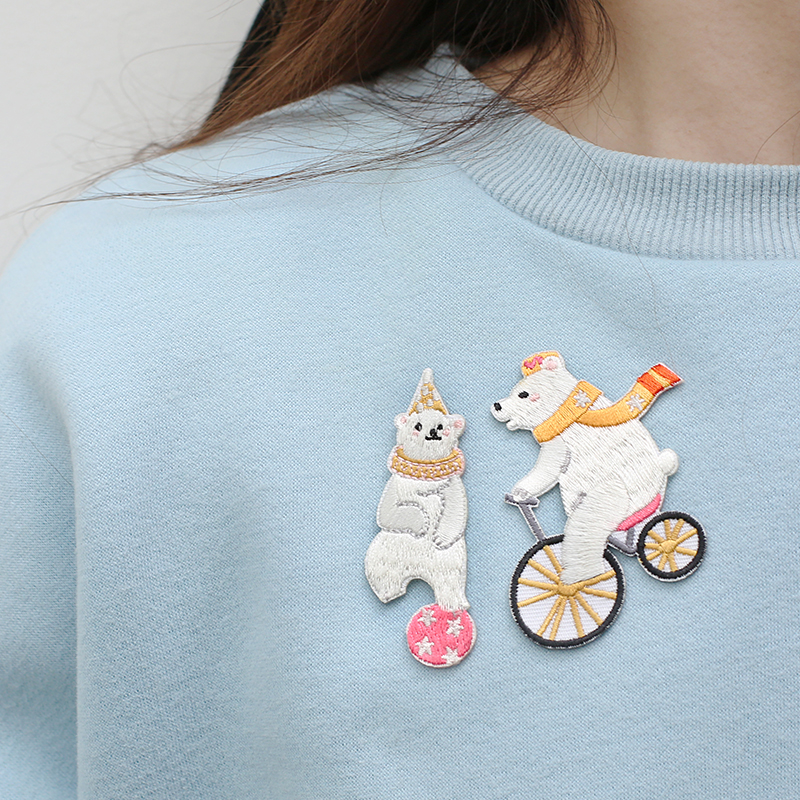 Sweetheart Fantasy Amusement Park animal panda Japanese Embroidery Patch decorate Patch Sticker Back coatin the Home Fabric , Sew DIY Material,Tools and finished products , Sew DIY Fitting/Accessories/Accessories , Fabric sticker category - from Buy2taobao.com to provide professional Taobao agent buy service