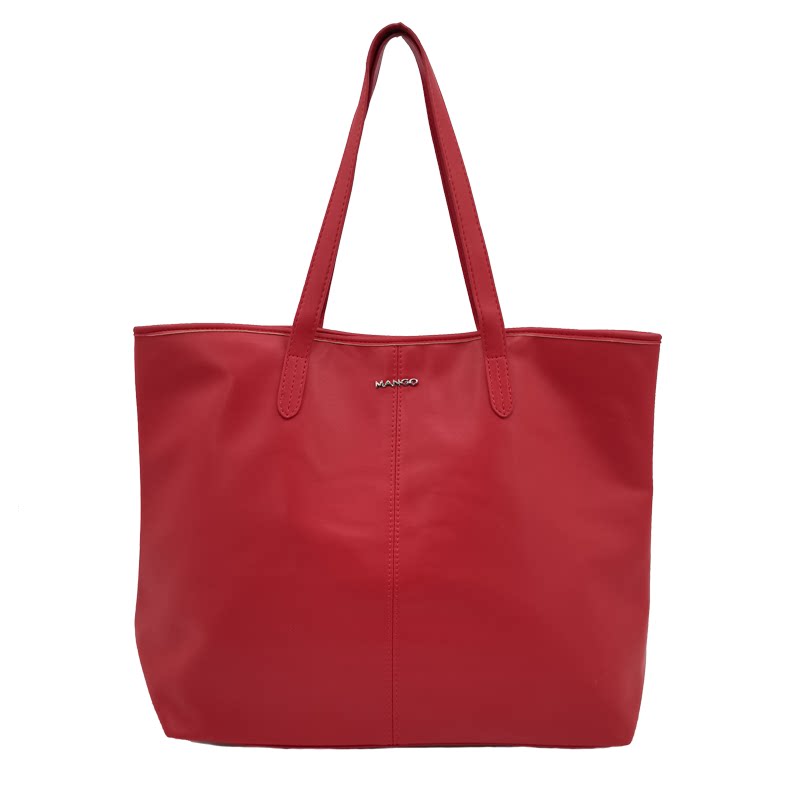 结婚红色包包女大容量托特包休闲百搭夏季新娘包软面单肩大包手提