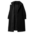 Hepburn Black Woolen Coat Small Woman 2021 Winter New Korean Medium Long Loose Thickened Wool Coat Hepburn Black Woolen Coat Small Woman 2021 Winter New Korean Medium Long Loose Thickened Wool Coat