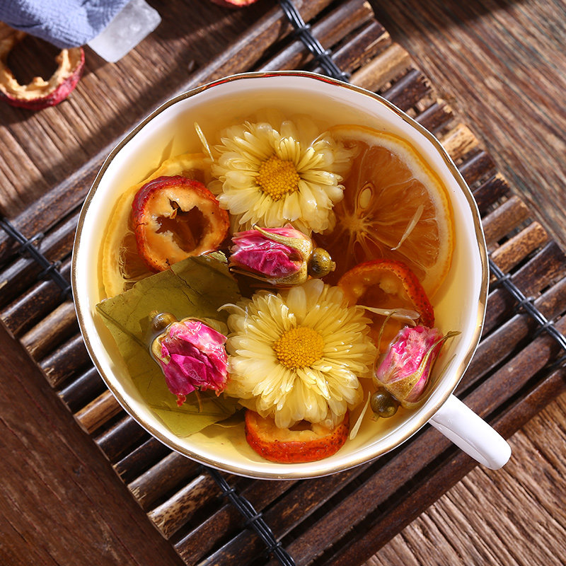 吴氏恒康20包美白修身组合花茶玫瑰花荷叶柠檬片决明子山楂菊花茶