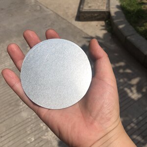新品包邮圆形薄铁片80*0.5毫米 引磁片 无毛刺不易锈圆形diy铁皮