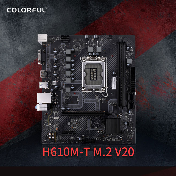colorful/七彩虹h610m-t b660主板台式电脑12代1700针ddr4正品