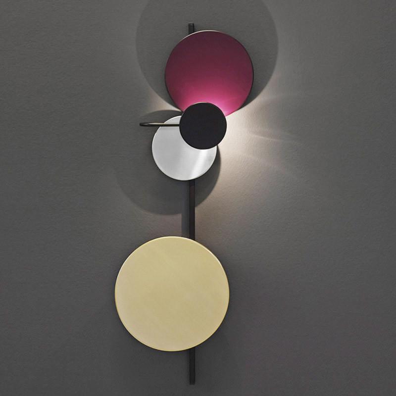 北欧时尚创意设计铜盘壁灯客厅卧室走廊酒店样板间餐厅玄门壁灯|ruв категории награду материалов, огни освещения, бра - от Buy2taobao.com для оказания профессиональной услуги покупки агента Taobao