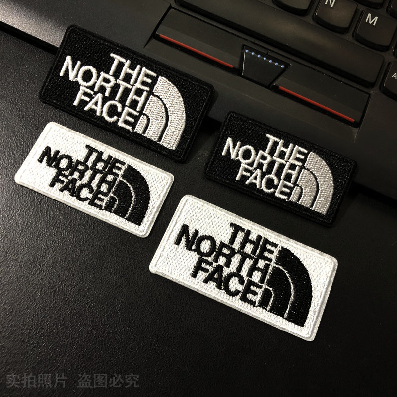 北面标志logo运动品牌刺绣布贴卫衣服t恤熨烫字母补洞修复补丁贴