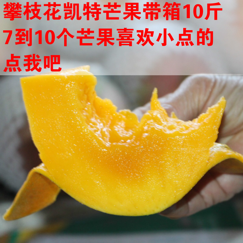 四川攀枝花新鲜现摘应季凯特芒果包邮含箱子10斤8到10个装包邮在类目 水产肉类/新鲜蔬果/熟食, 新鲜水果, 芒果中 - 来自Buy2taobao.com提供专业的淘宝代购服务