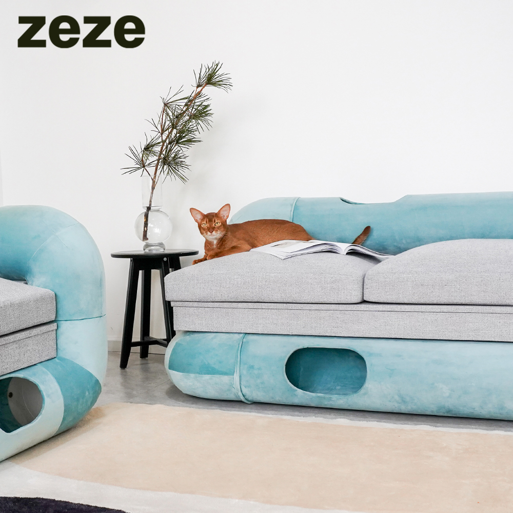 zeze人宠两用猫咪沙发窝时尚创意凳子猫窝成猫幼猫多功能猫窝