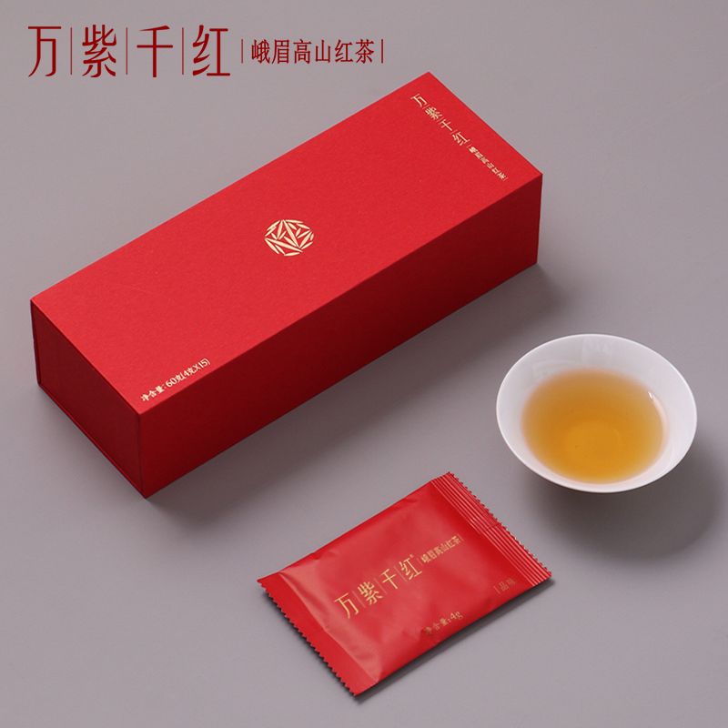 Colorful Emei Alpine black tea Sichuan Province Tea Super Taste)New Year gift 60g Bamboo Leaf Green Tea Industryin the Tea , Black tea (New) , Other black tea category - from Buy2taobao.com to provide professional Taobao agent buy service