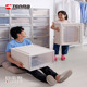 日本天马株式会社进口塑料抽屉柜透明衣物整理箱内衣柜日式收纳箱