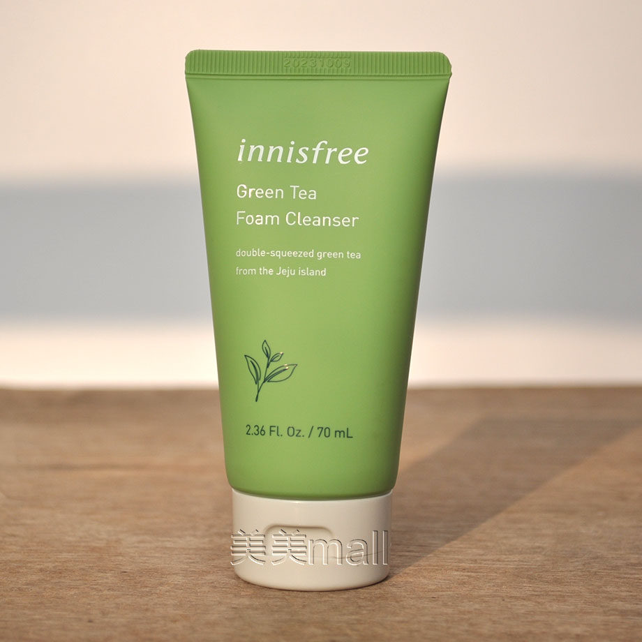 innisfree/悦诗风吟绿茶泡沫洁面乳70ml女补水温和控油洗面奶小样