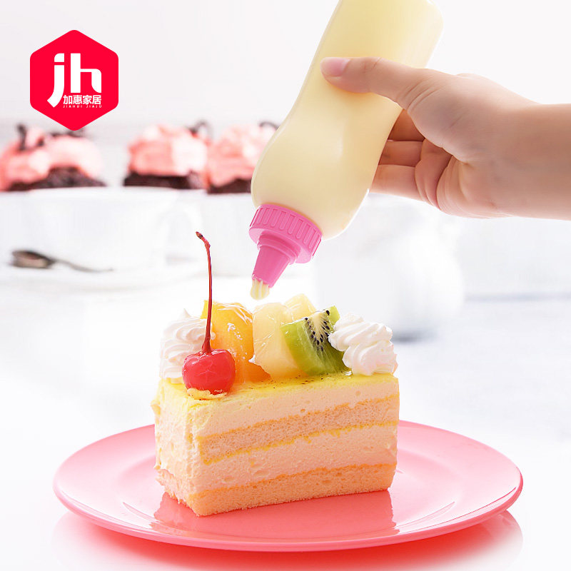 日本进口kokubo奶油裱花瓶蛋糕裱花嘴曲奇烘焙裱花袋奶油挤压瓶