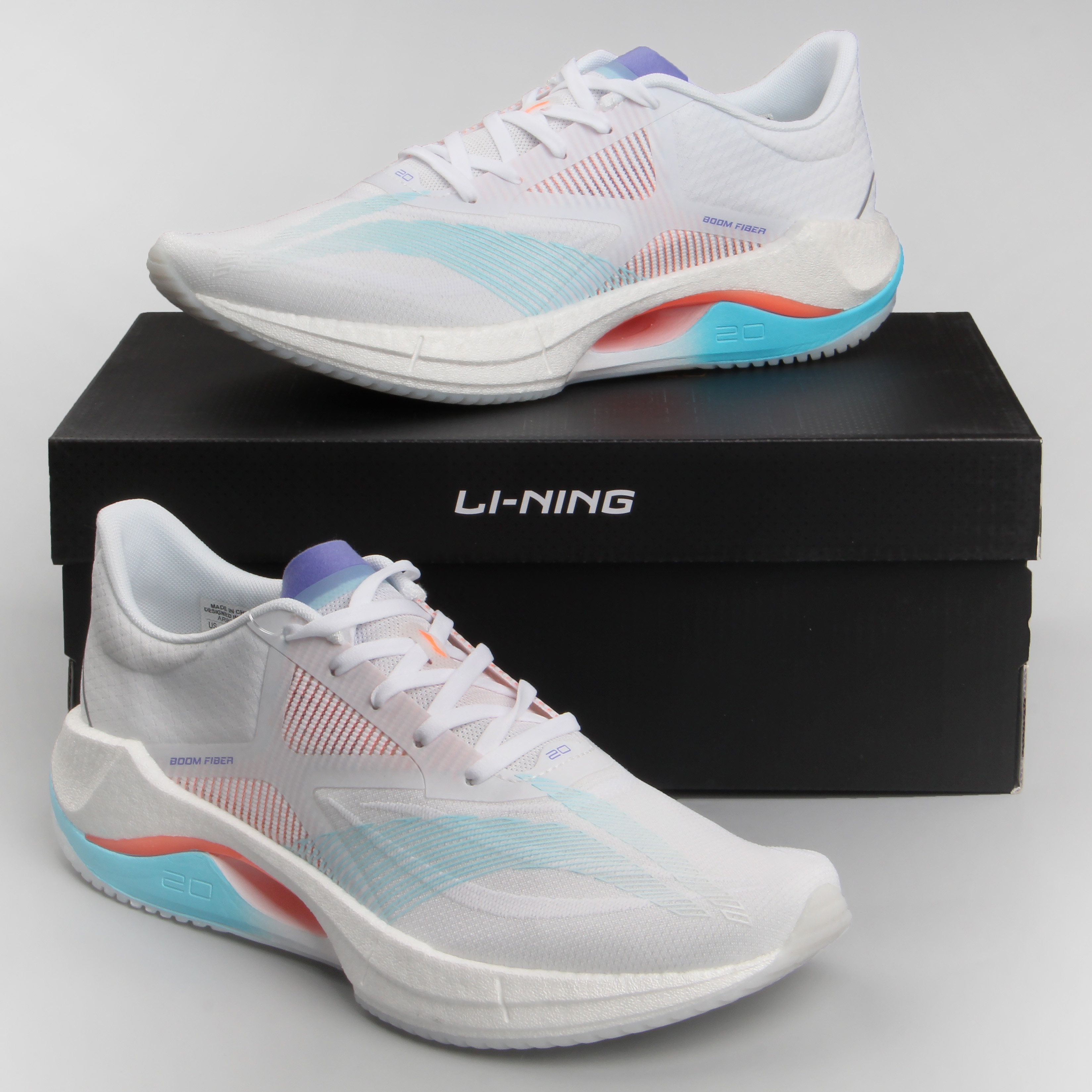 李宁男女运动鞋2023春新款超轻2042回弹轻量竞速跑鞋arbt001 002