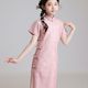 粉色女童旗袍中国风连衣裙2025新款儿童小女孩古风汉服新中式夏季