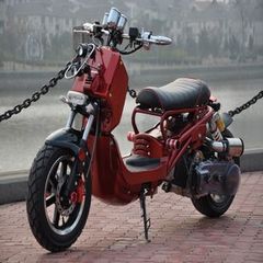 时尚潮流祖玛气动车三踏板车摩托车车两轮代步12寸仪表两轮摩托车