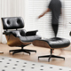 伊姆斯躺椅经典设计师休闲椅现代真皮单人沙发椅轻奢北欧总裁椅