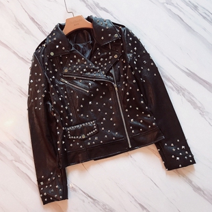朋克铆钉上衣