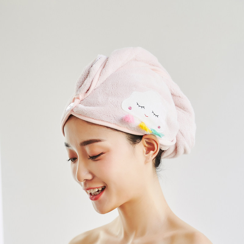 干发帽女超吸水擦头发速干毛巾包头巾浴帽成人儿童可爱长发干发巾