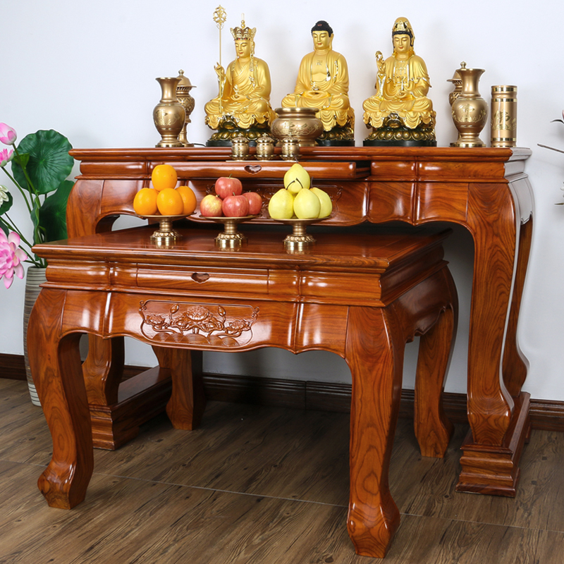 全实木红木刺猬紫檀 供桌佛台供台佛桌神台案台香案家用古典高端