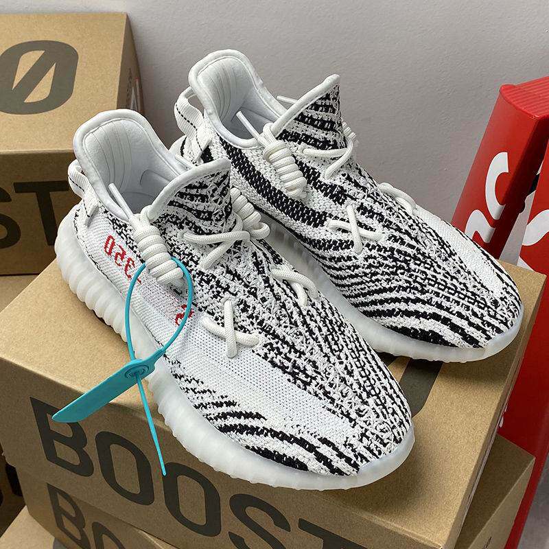 白斑马椰子鞋350正版夏季男女情侣款休闲运动透气潮流跑步百搭鞋