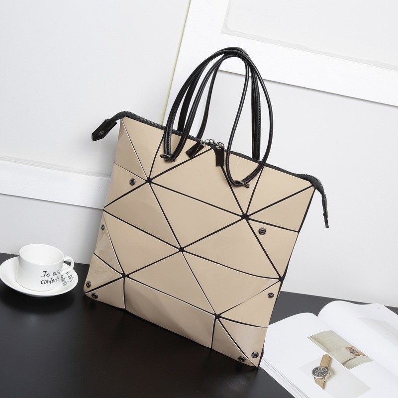 菱形包包女2021新款几何菱格包百变折叠手提包时尚百搭单肩包女包