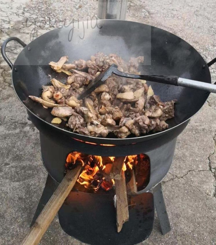 室外柴火灶土锅全套农村家用大锅灶老式柴火灶农家火锅灶猛火炉