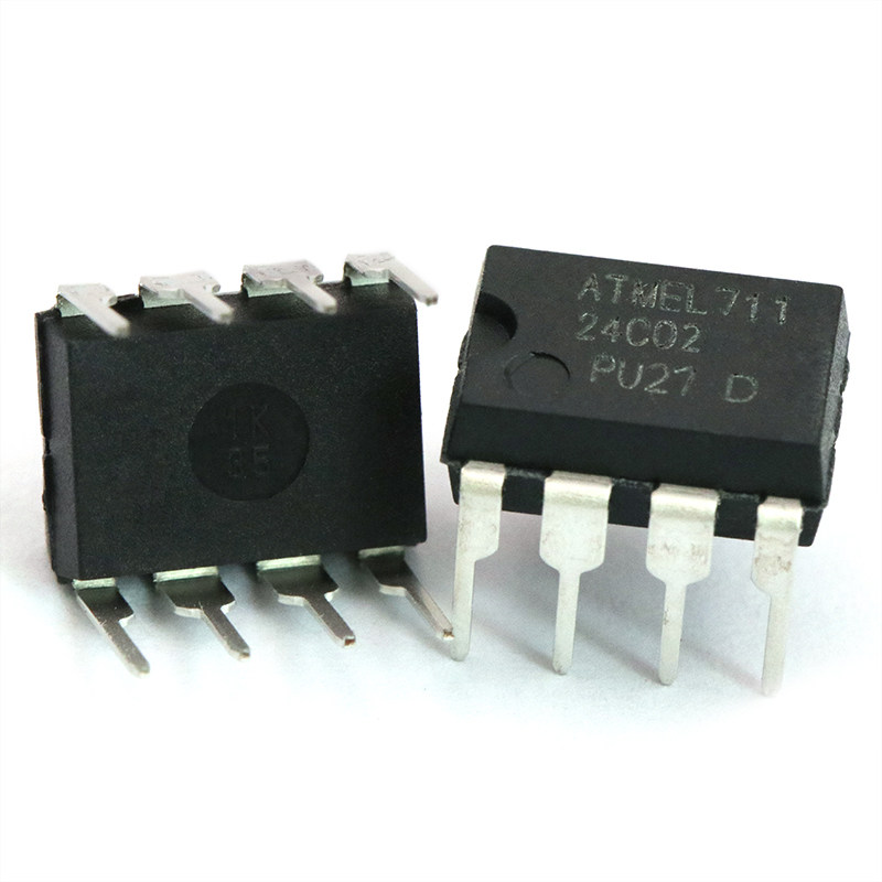 24c02存储器at24c02直插dip8eeprom存储芯片5个存储器