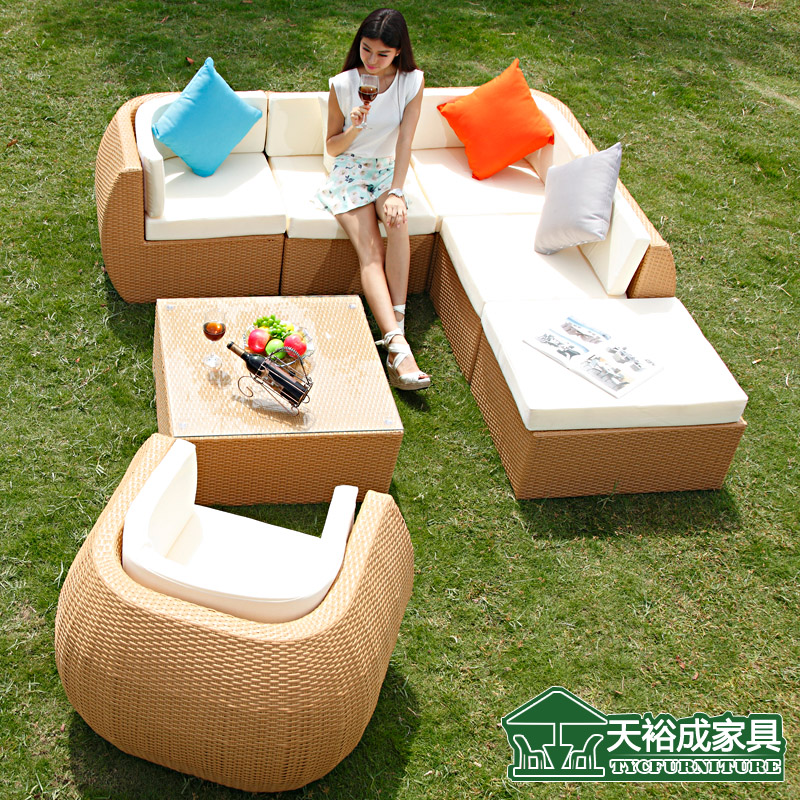 Days Yucheng Sofa Set Wicker chair sofa Rattan sofa Outdoor sofa a living room Rattan sofa Rattan sofain the Residential furniture , Outdoor/Patio furniture , 户外沙发 category - from Buy2taobao.com to provide professional Taobao agent buy service